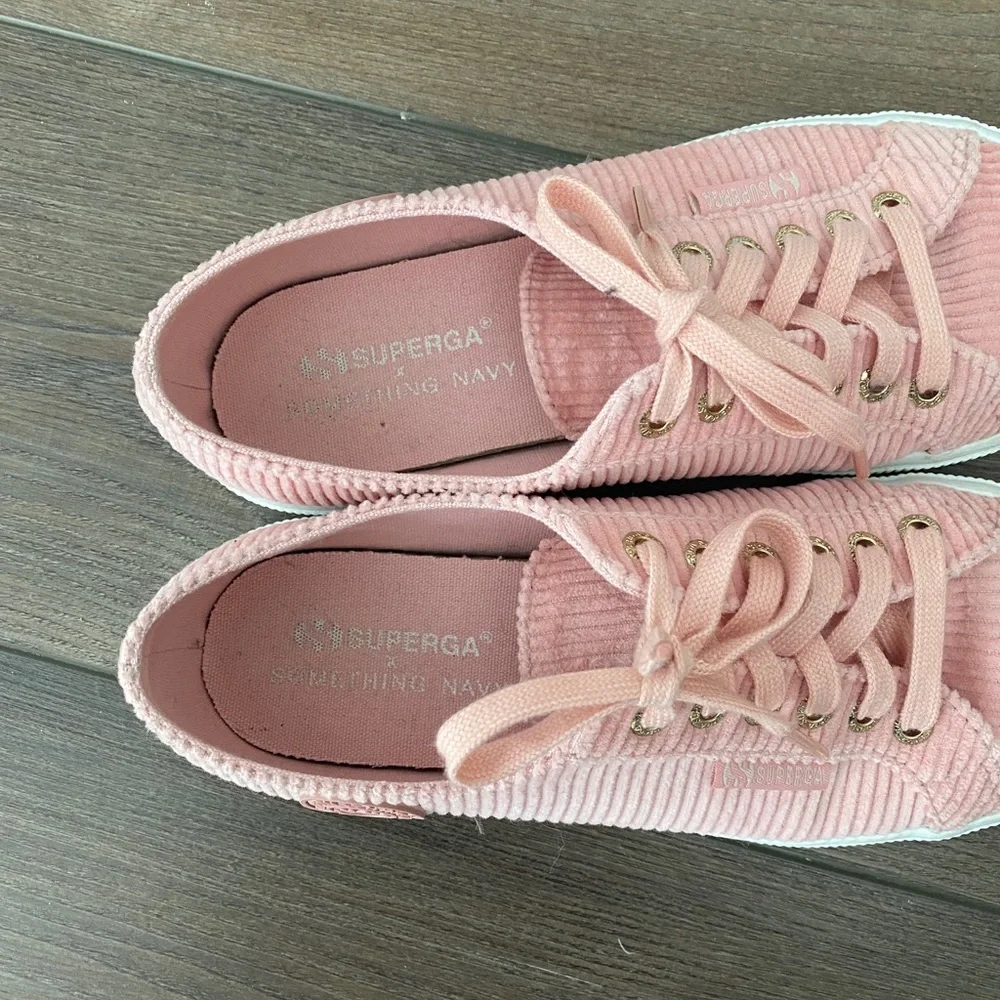 Superga x Something Navy Corduroy 2750 - Picture 4 of 7